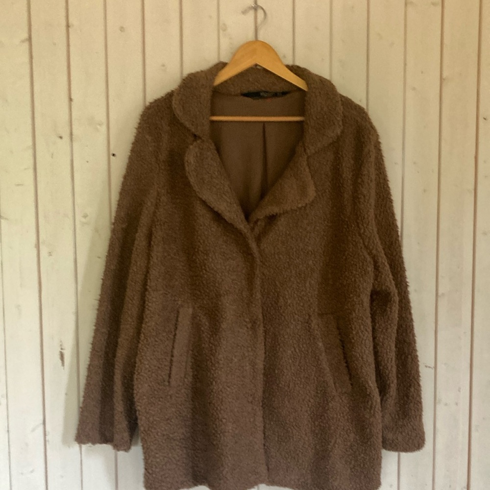Cozy Brown Teddy Coat